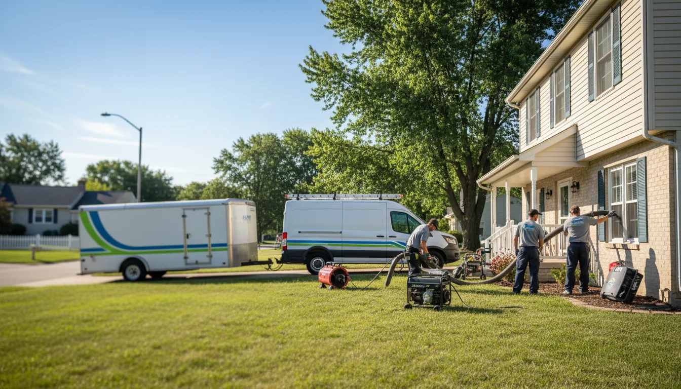 Flooded Basement Restoration And Cleanup With Repair in Yates Center, KS near me